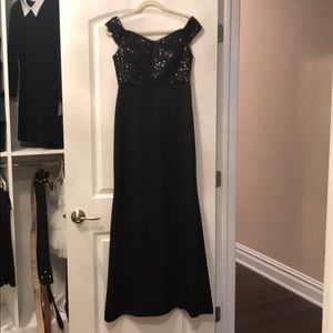 Long off the shoulder dress